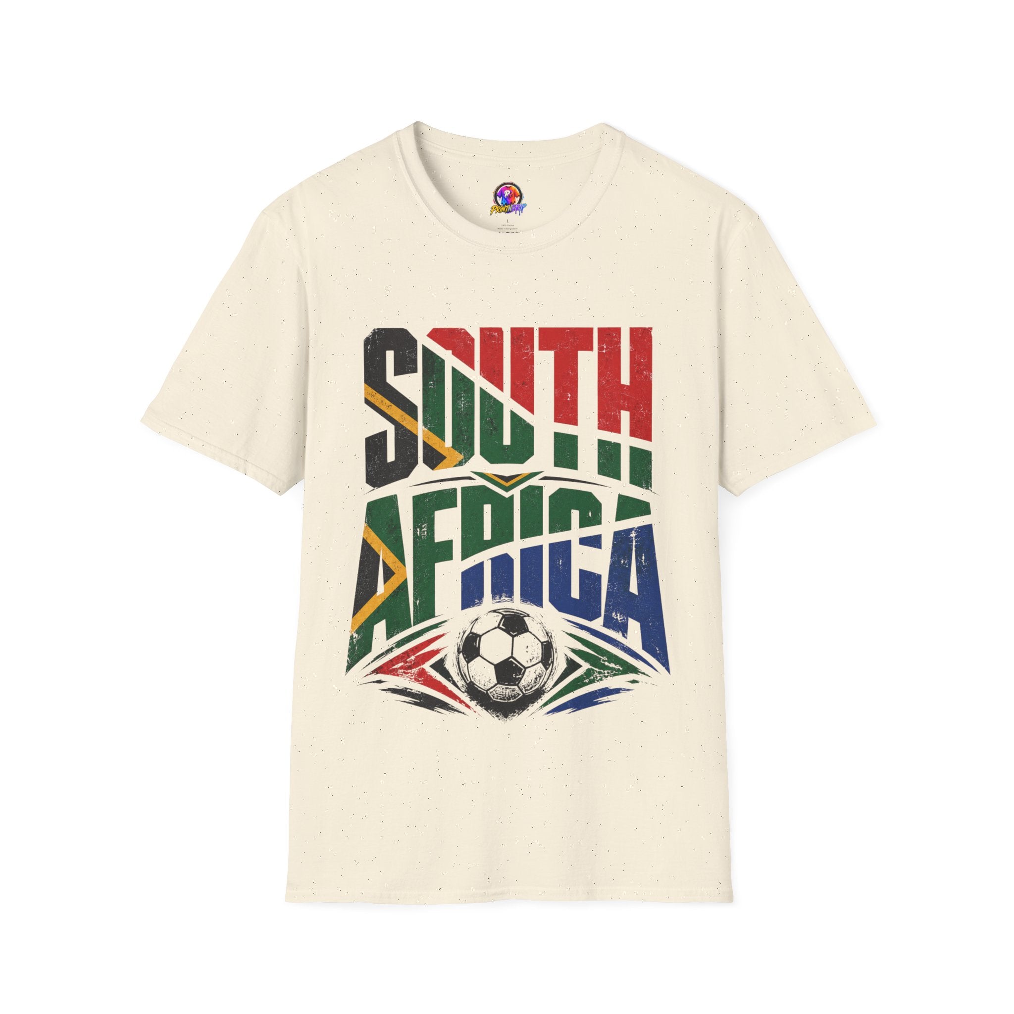 South Africa Soccer T-Shirt — Vintage Flag Football Fan Tee