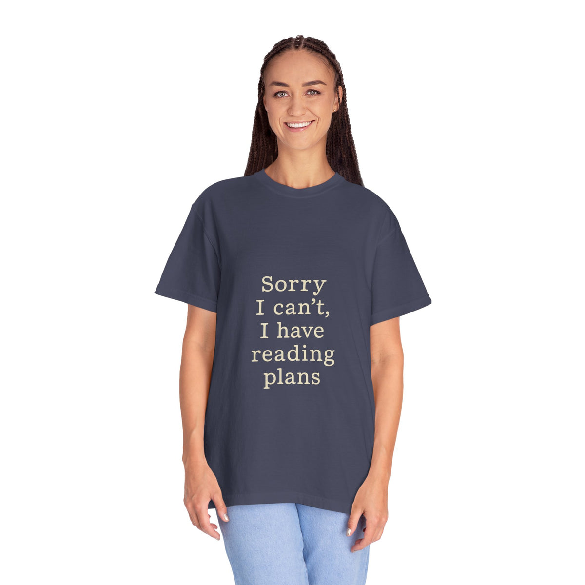 Reading Plans T-Shirt — "Sorry I Can't, I Have Reading Plans" Literary Tee - Trending Now - October 2026