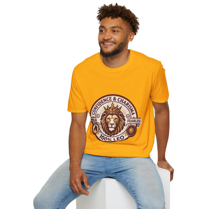 Leo Zodiac T-Shirt — Confidence & Charisma Lion Horoscope Tee