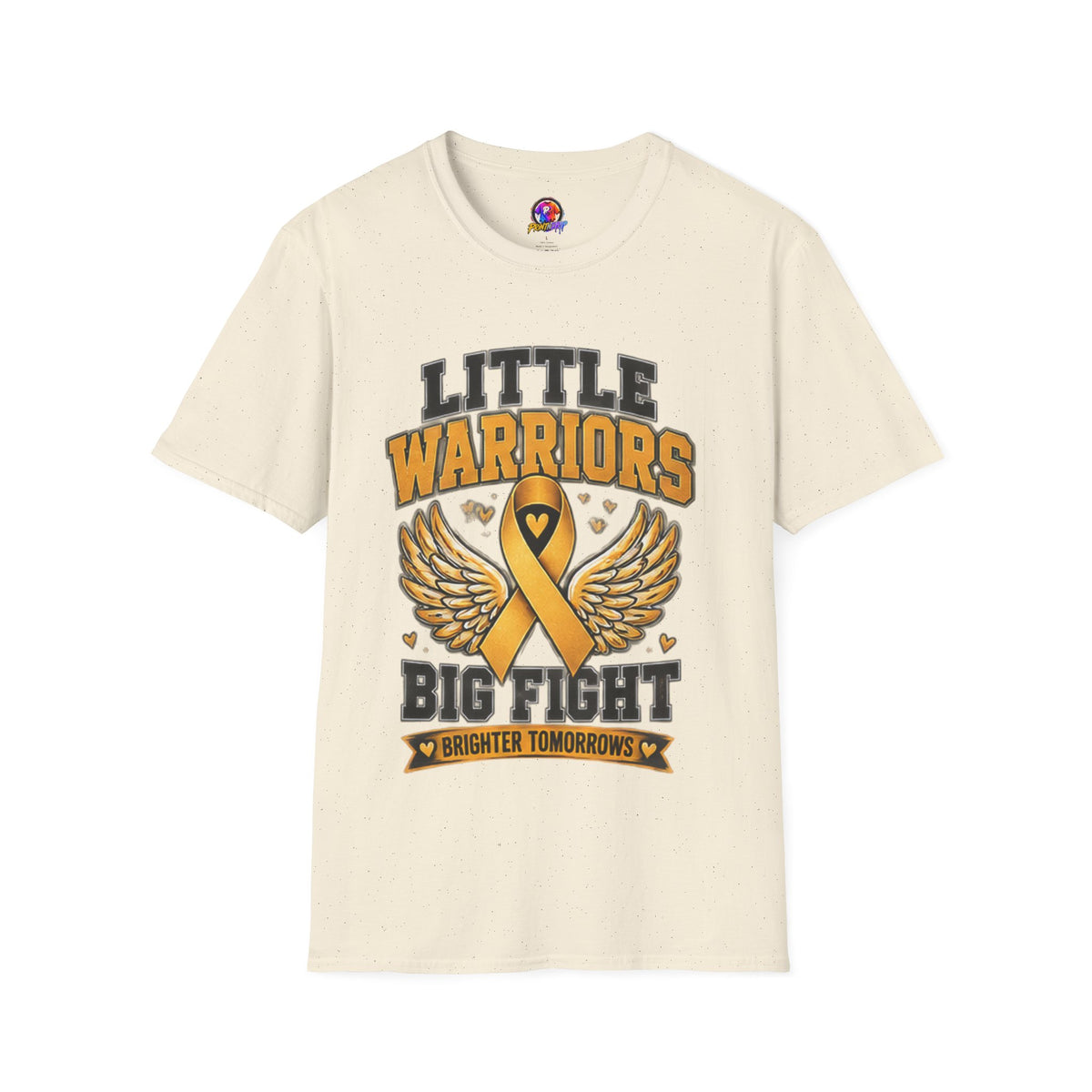 Kids T-Shirt — "Little Warriors Big Fight" Childhood Cancer Awareness Tee