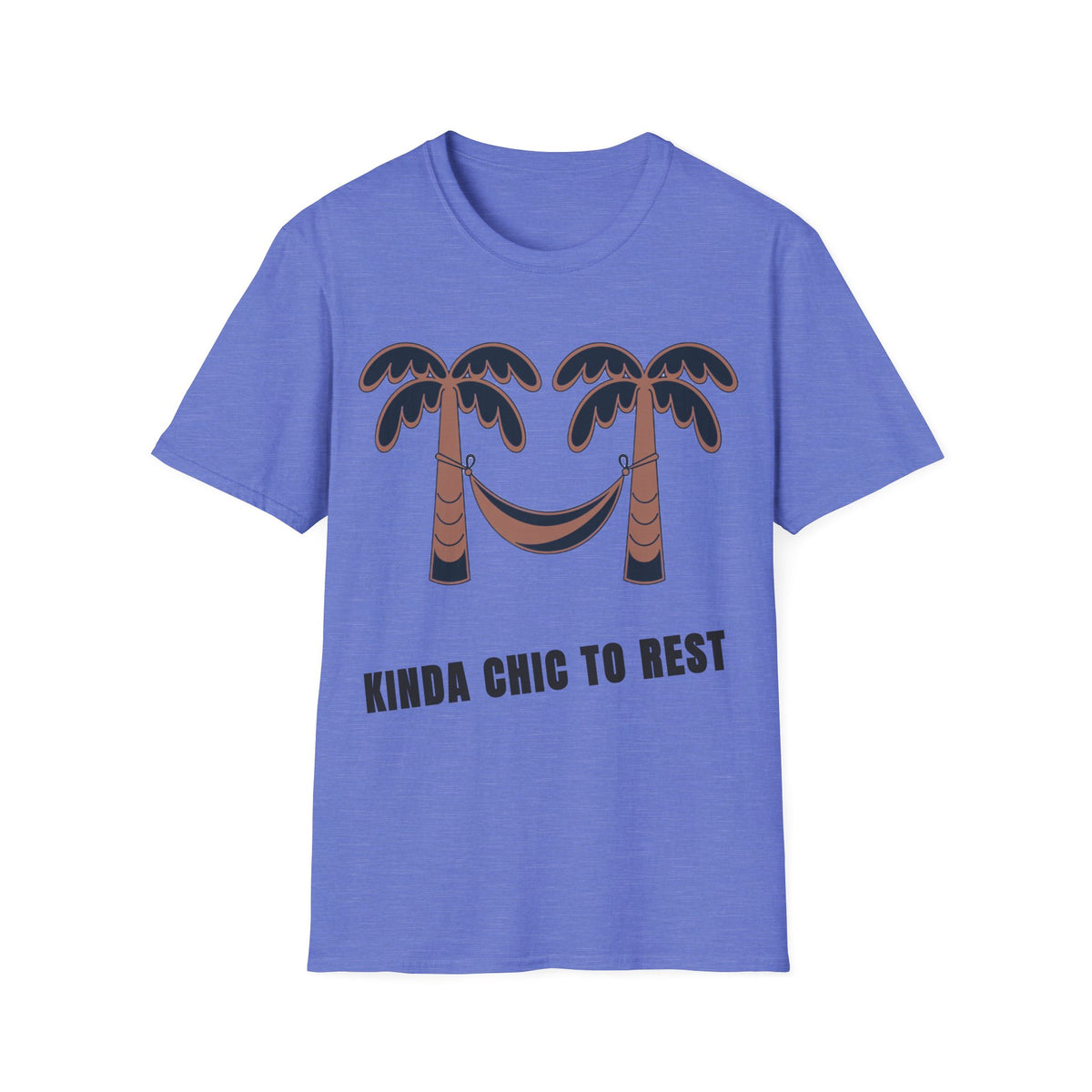 Palm Trees & Hammock T-Shirt — "Kinda Chic to Rest" Tropical Relaxed Tee - Trending Now - September 2026