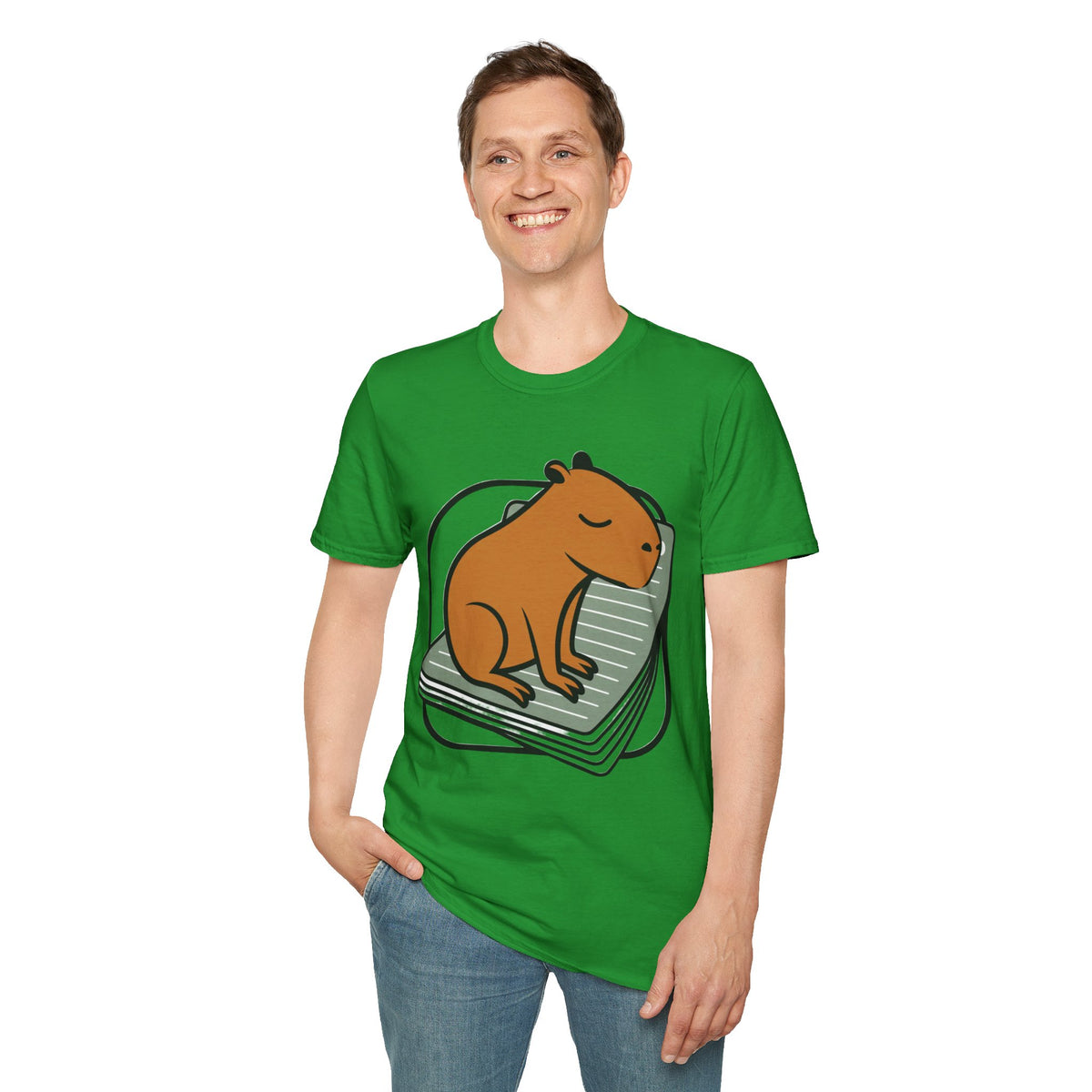 Capybara Nap T-Shirt — Cute Relaxed Capybara Illustration Tee - Trending Now - August 2026