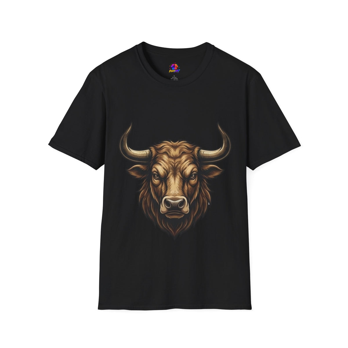 Taurus Bull Head T‑Shirt — Rustic Buffalo Graphic Tee