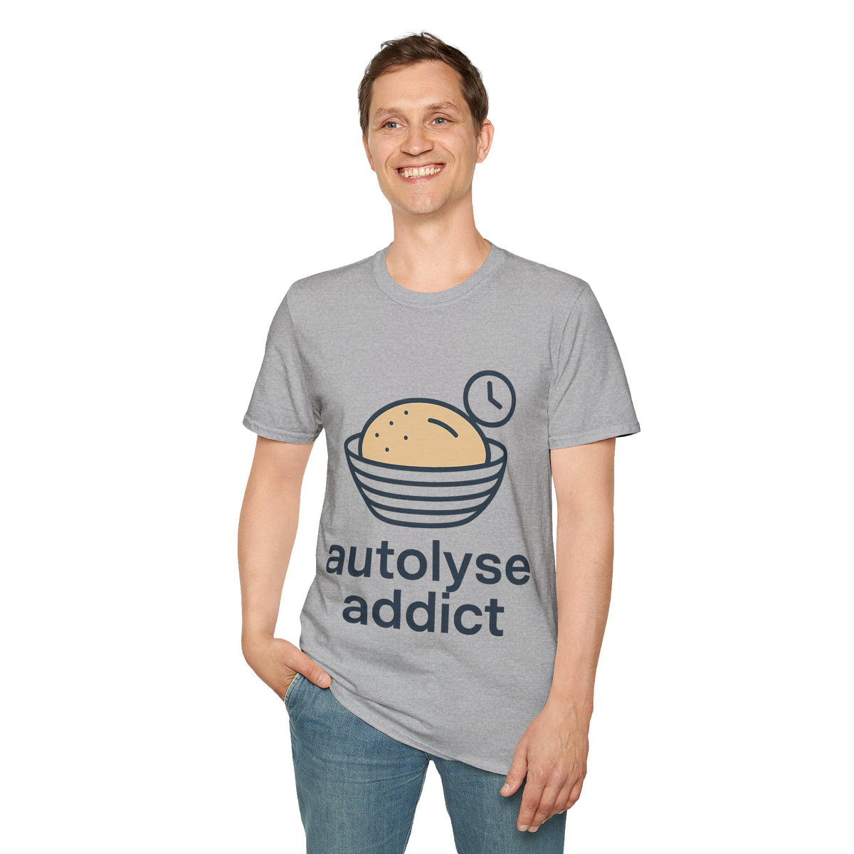 "Autolyse Addict" Funny Sourdough Baking Tee - Cute Bread Maker Pastry White T-Shirt - Trending Now - September 2026
