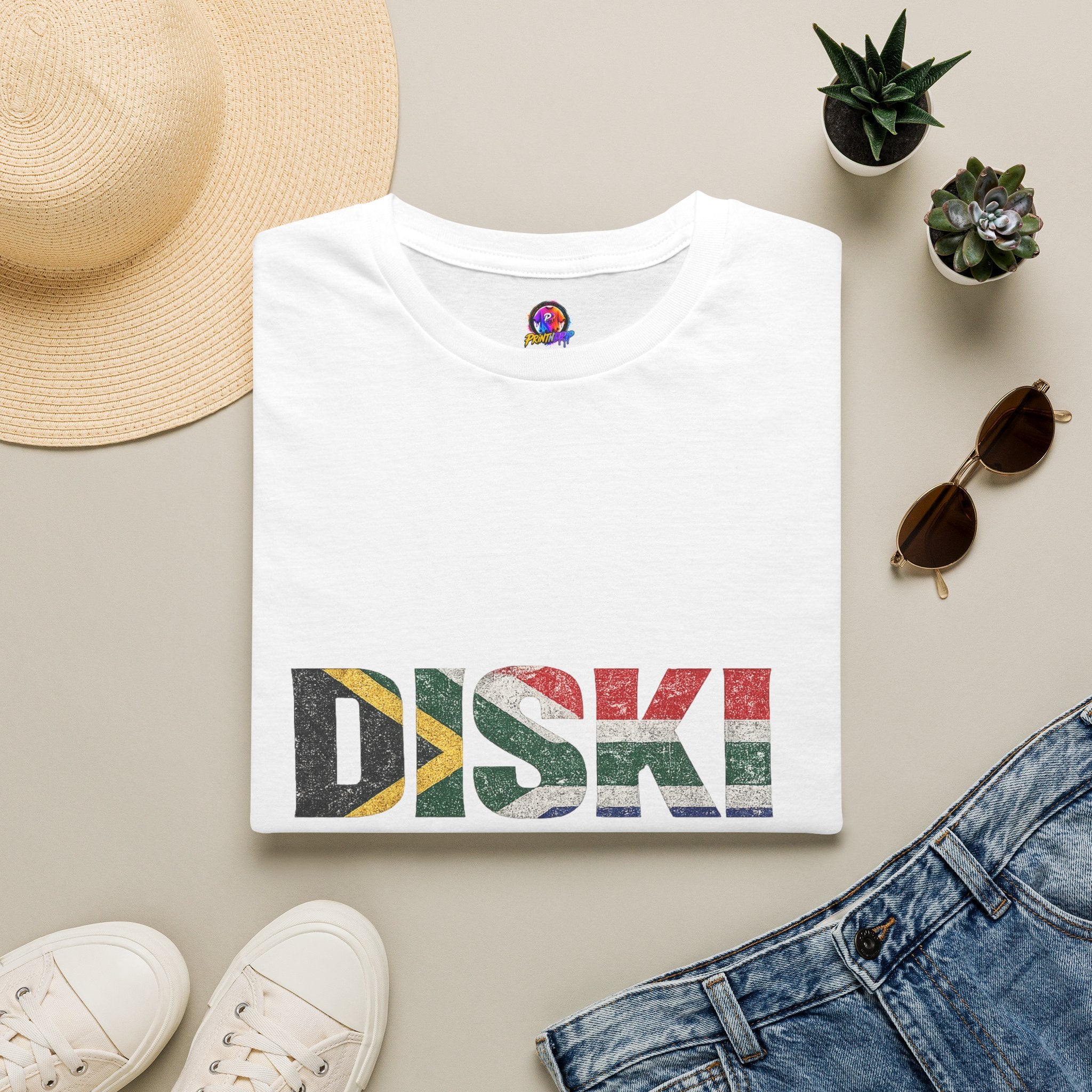 South Africa Diski T‑Shirt — "DISKI" South African Soccer Pride Tee
