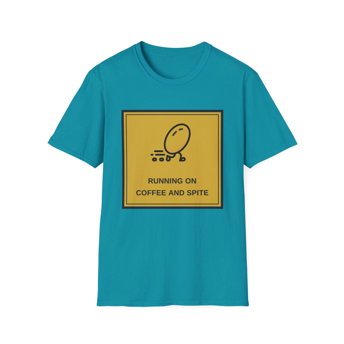 T-Shirt — Running On Coffee And Spite Graphic Tee - Trending Now - August 2026