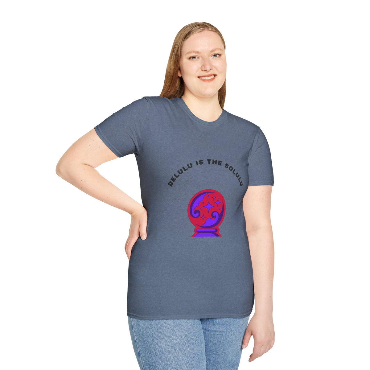 T-Shirt — Delulu Is The Solulu Crystal Ball Graphic Tee - Trending Now - September 2026