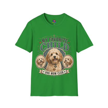 My Favorite Child Dog Mom T-Shirt — Cute Doodle Portrait Pet Lover Tee