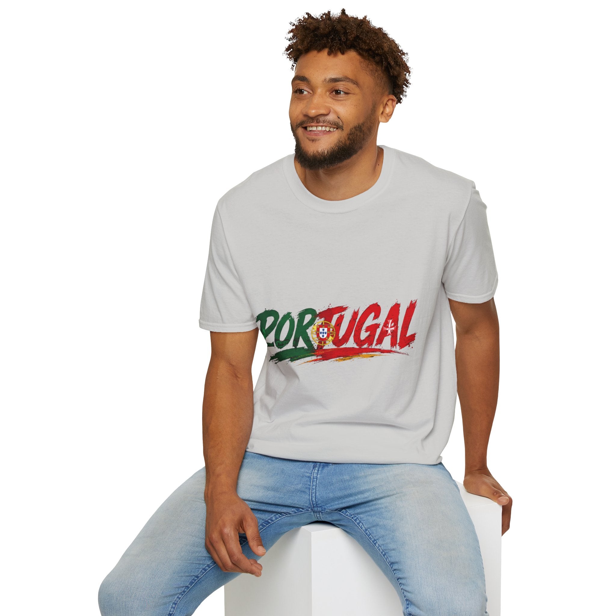 Portugal Flag Script T-Shirt — Portuguese Pride Tee