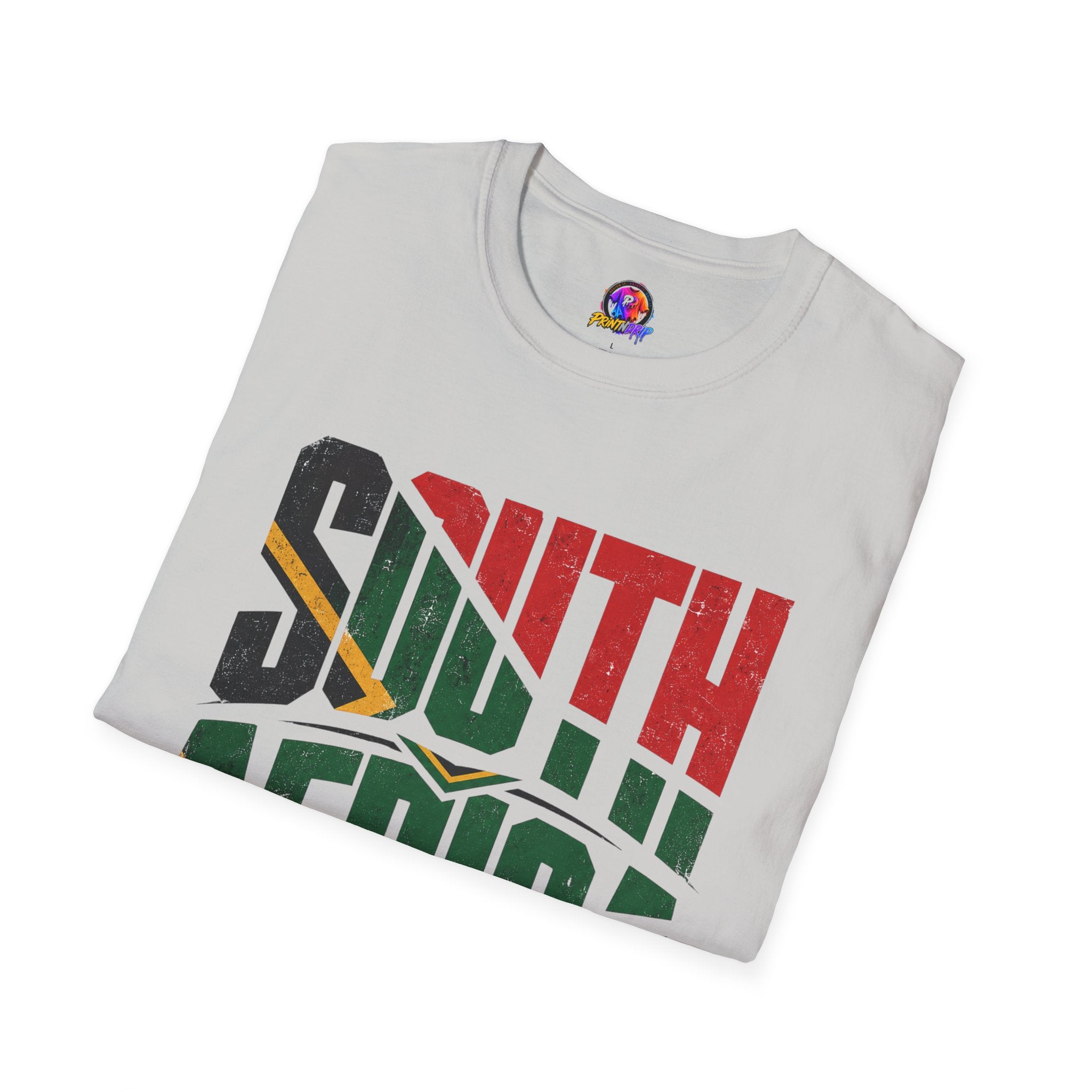 South Africa Soccer T-Shirt — Vintage Flag Football Fan Tee