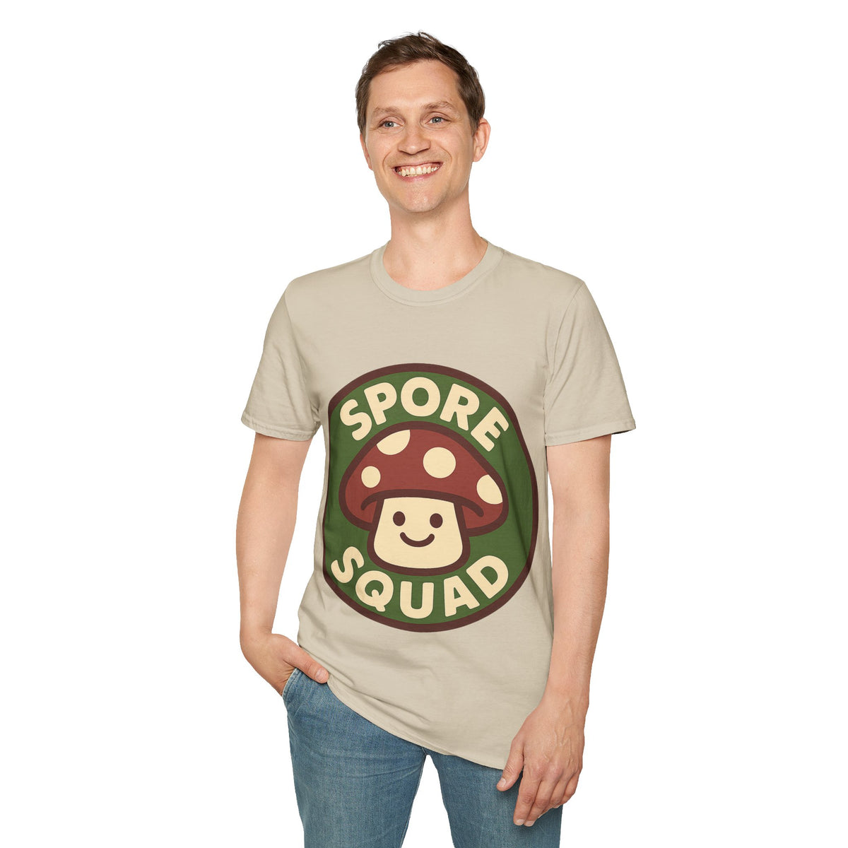 Spore Squad T-Shirt — Cute Mushroom Graphic Tee for Gamers & Fungi Fans - Trending Now - September 2026