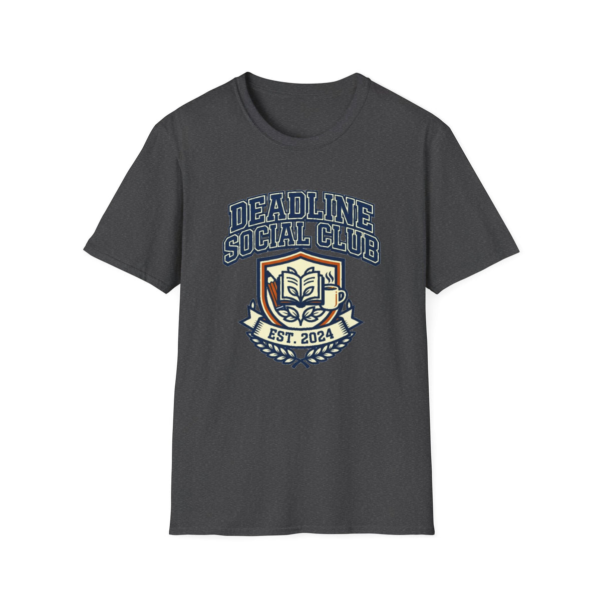 Deadline Social Club T-Shirt — Retro Collegiate Badge Tee - Trending Now - August 2026