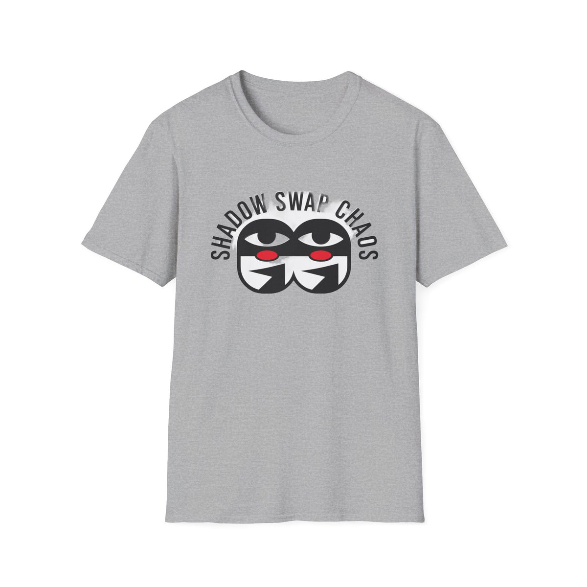 Shadow Swap Chaos T-Shirt — Graphic Anime Mask Tee - Trending Now - August 2026