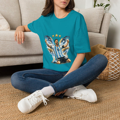 Argentina Soccer Legend Argentina T-Shirt — Celebratory Messi Design