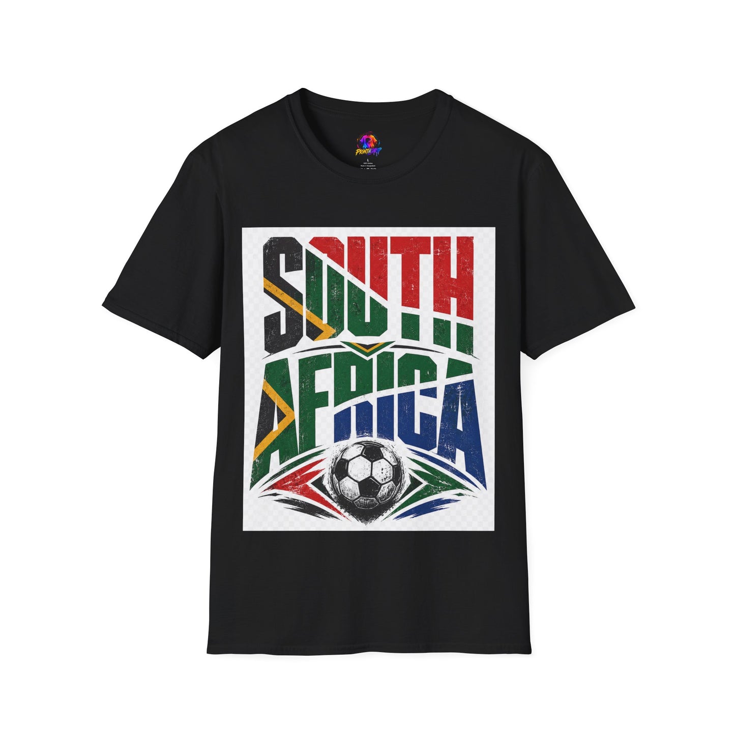 South Africa Soccer T-Shirt — Vintage Flag Football Fan Tee