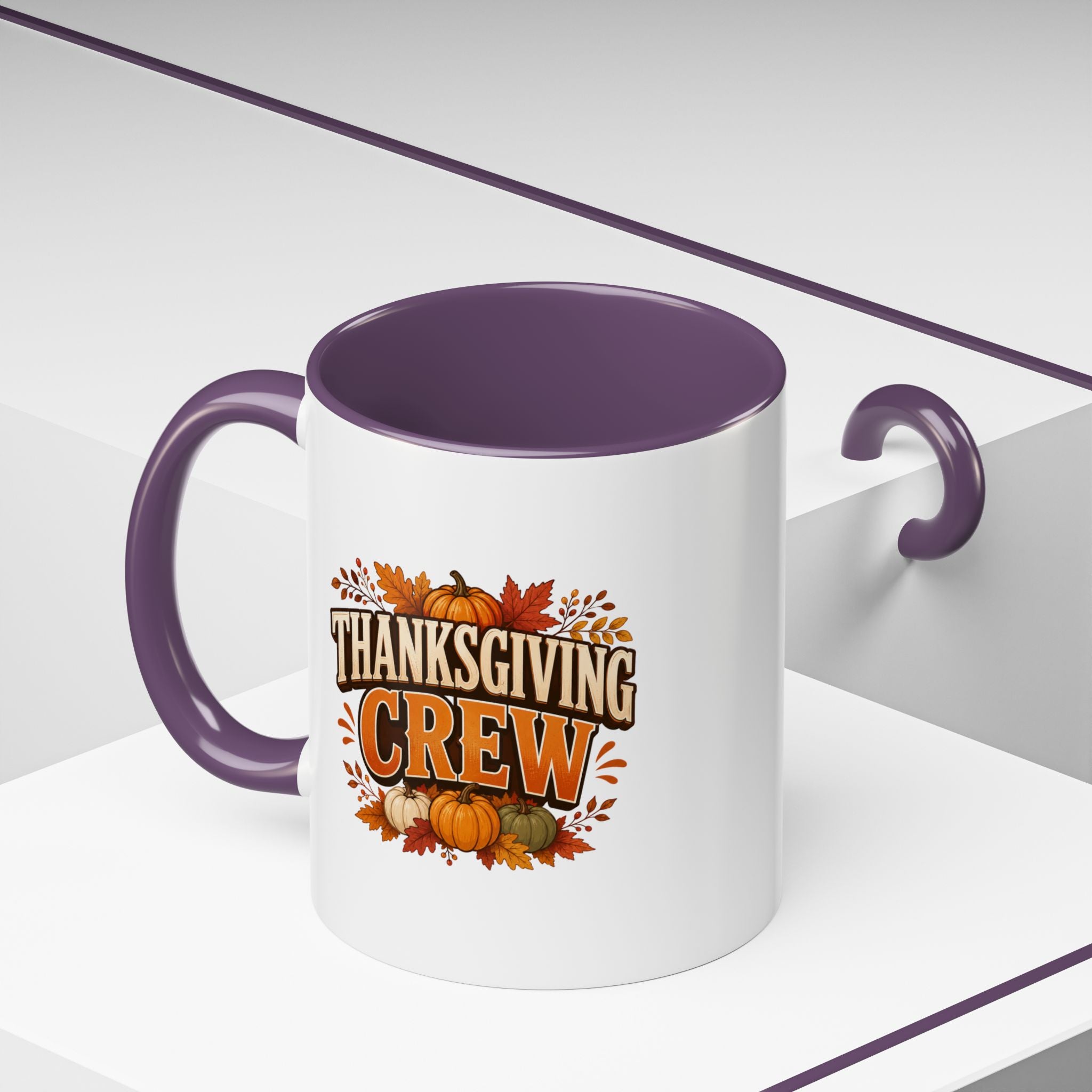 Thanksgiving  Mug — Autumn Pumpkin Accent Mug