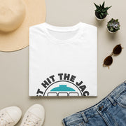 I Just Hit The Jackpot Retro Badge Tee - Lucky Slot Machine Graphic T-Shirt - Trending Now - September 2026