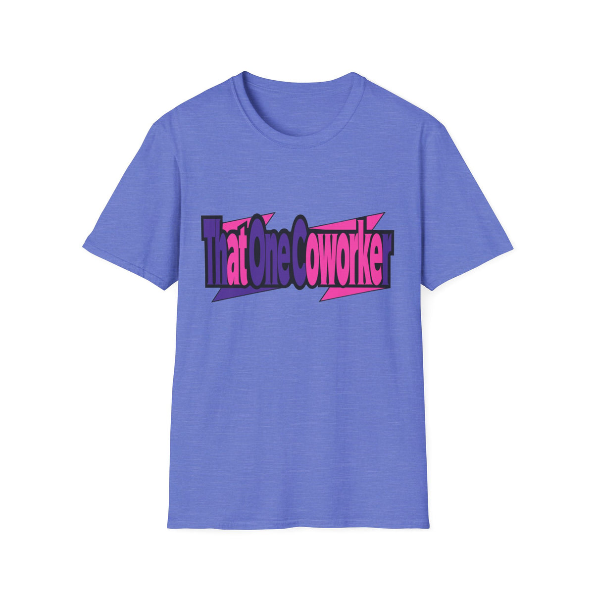 T-Shirt — Retro Pink & Purple 'That One Coworker' Graphic Tee - Trending Now - August 2026