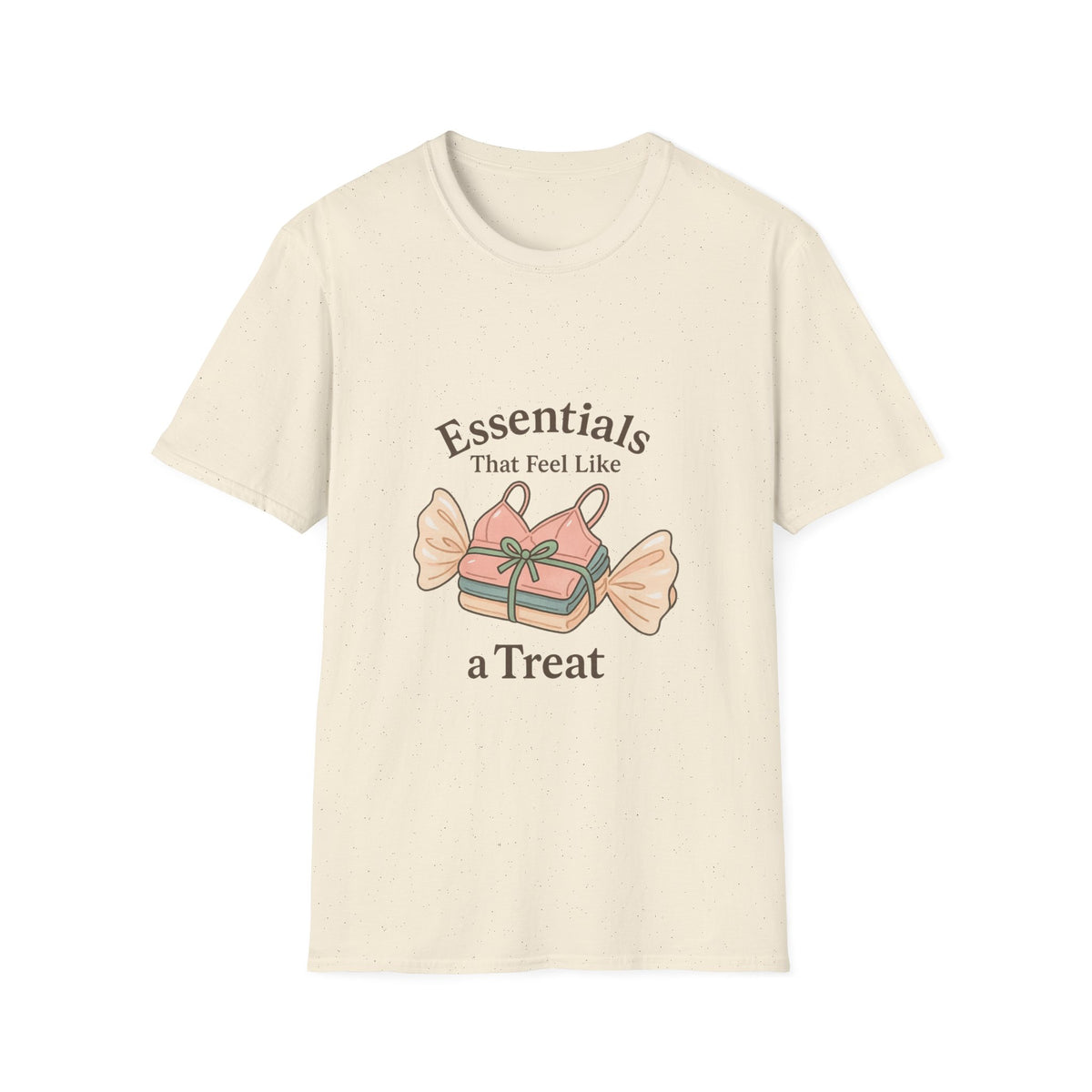 T-Shirt - "Essentials Are Hard To Resist" Candy Graphic Tee - Trending Now - October 2026