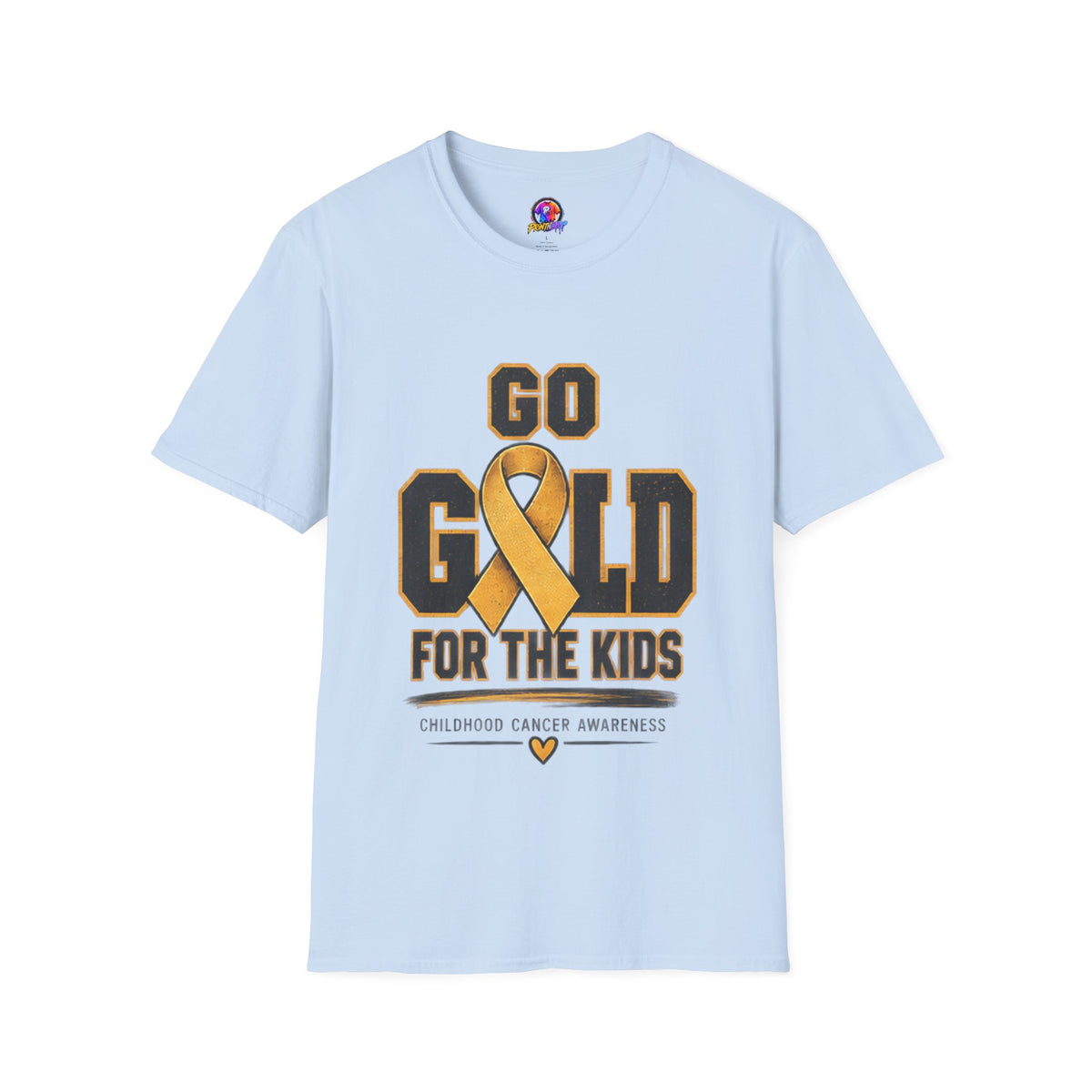 Go Gold For The Kids T-Shirt — Childhood Cancer Awareness Tee