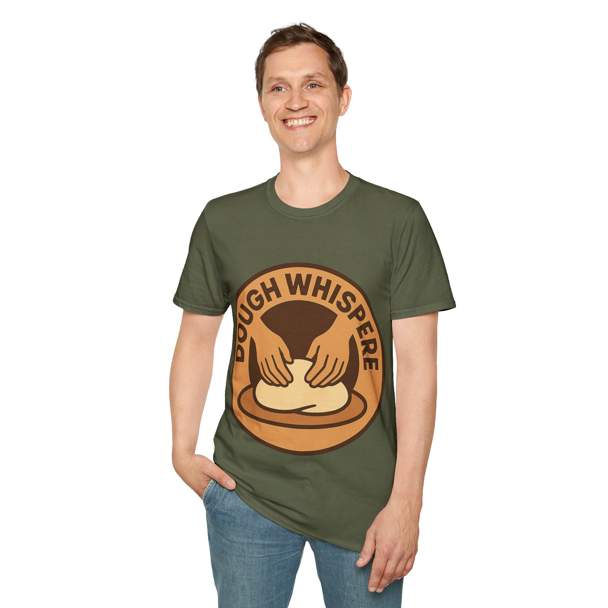 Baker Logo T-Shirt — "Dough Whisperer" Crew Tee- Trending Now - September 2026