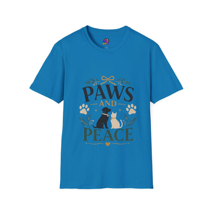 Paws and Peace T-Shirt — Cozy Pet Lover Tee