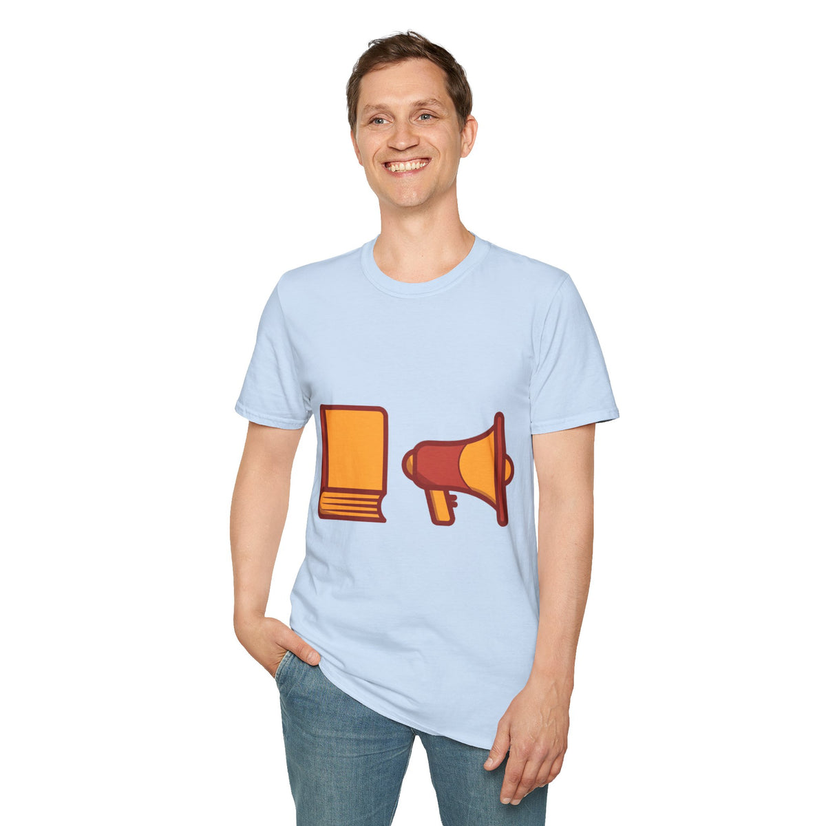 Book & Megaphone T-Shirt — Literary Advocate Tee - Trending Now - September 2026