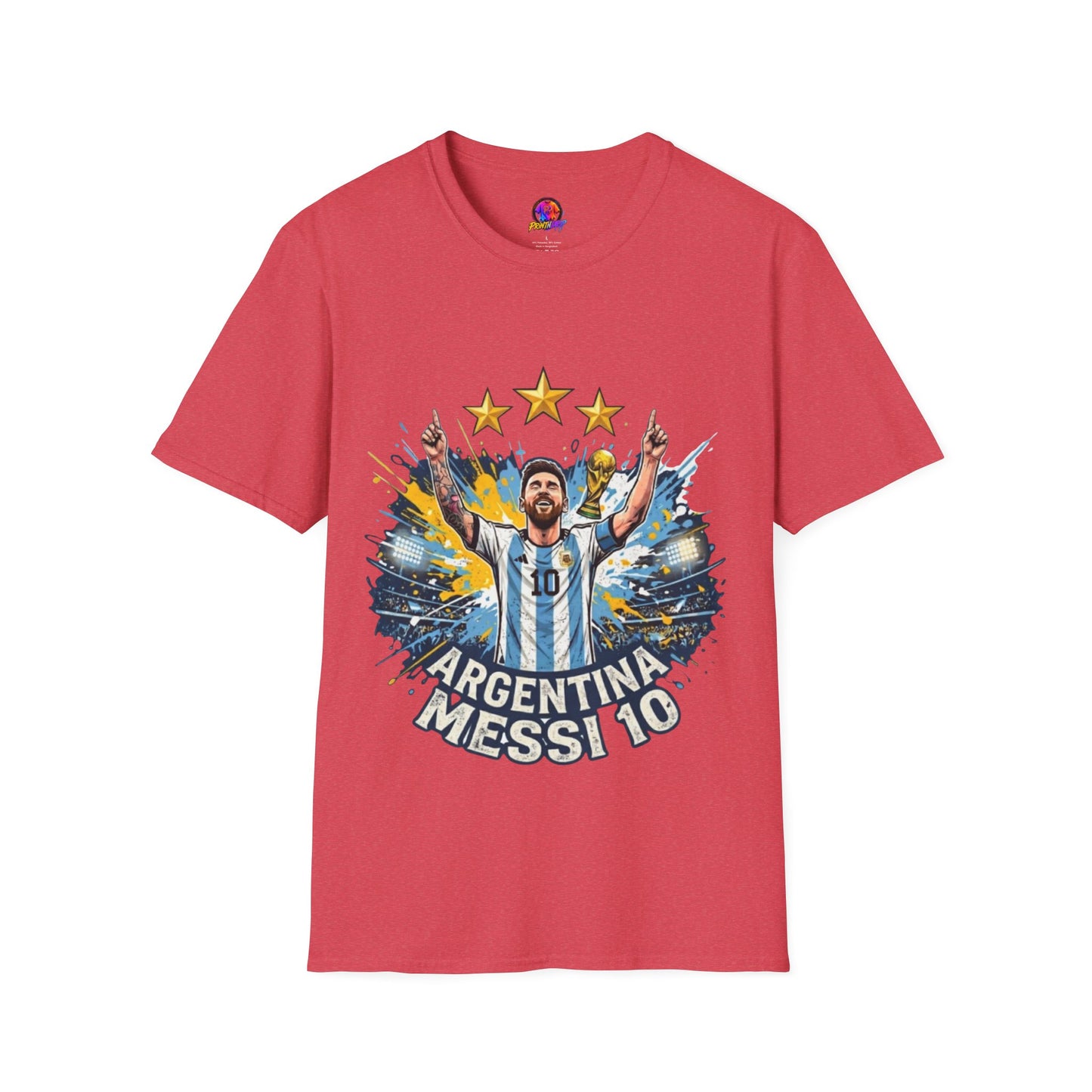 Argentina Messi Soccer T‑Shirt — World Cup Champion Fan Tee