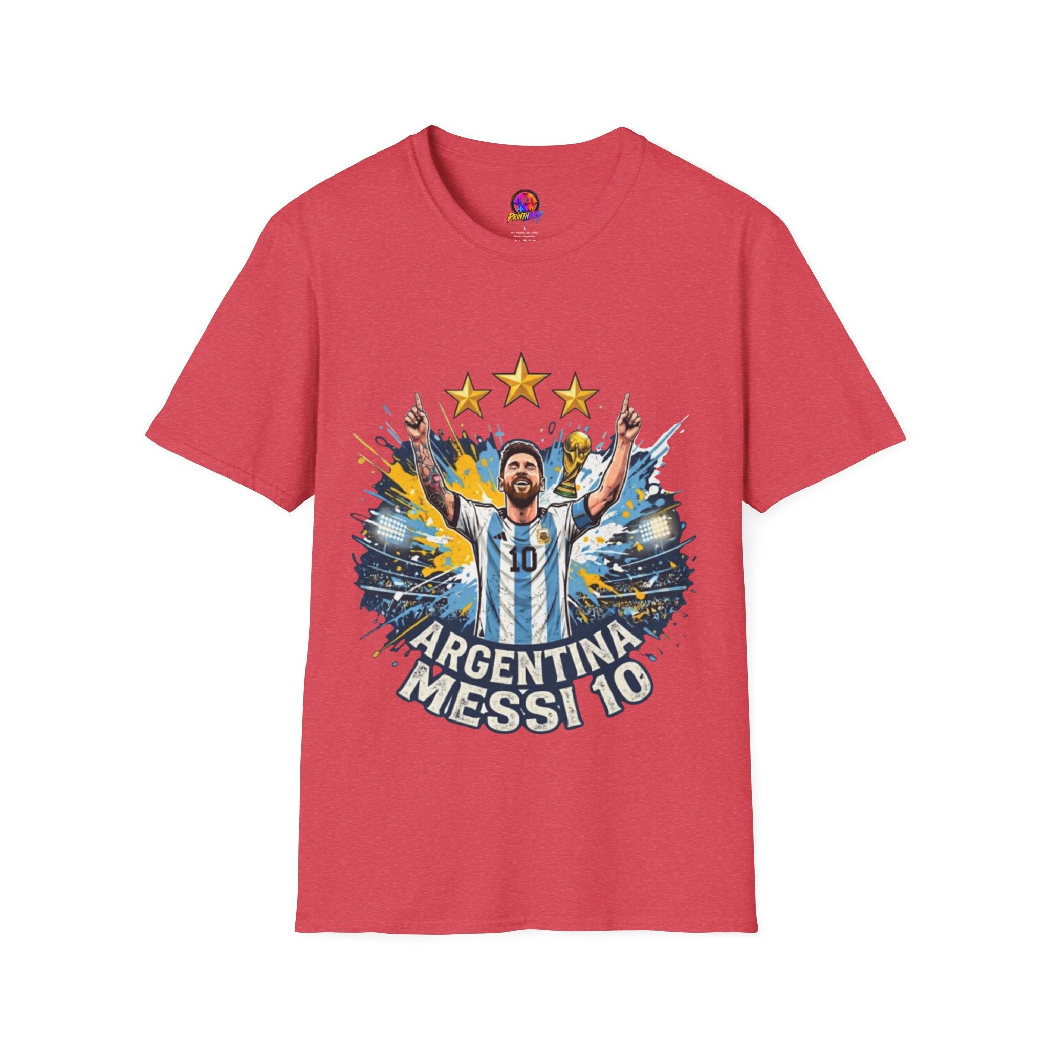 Argentina Messi Soccer T‑Shirt — World Cup Champion Fan Tee