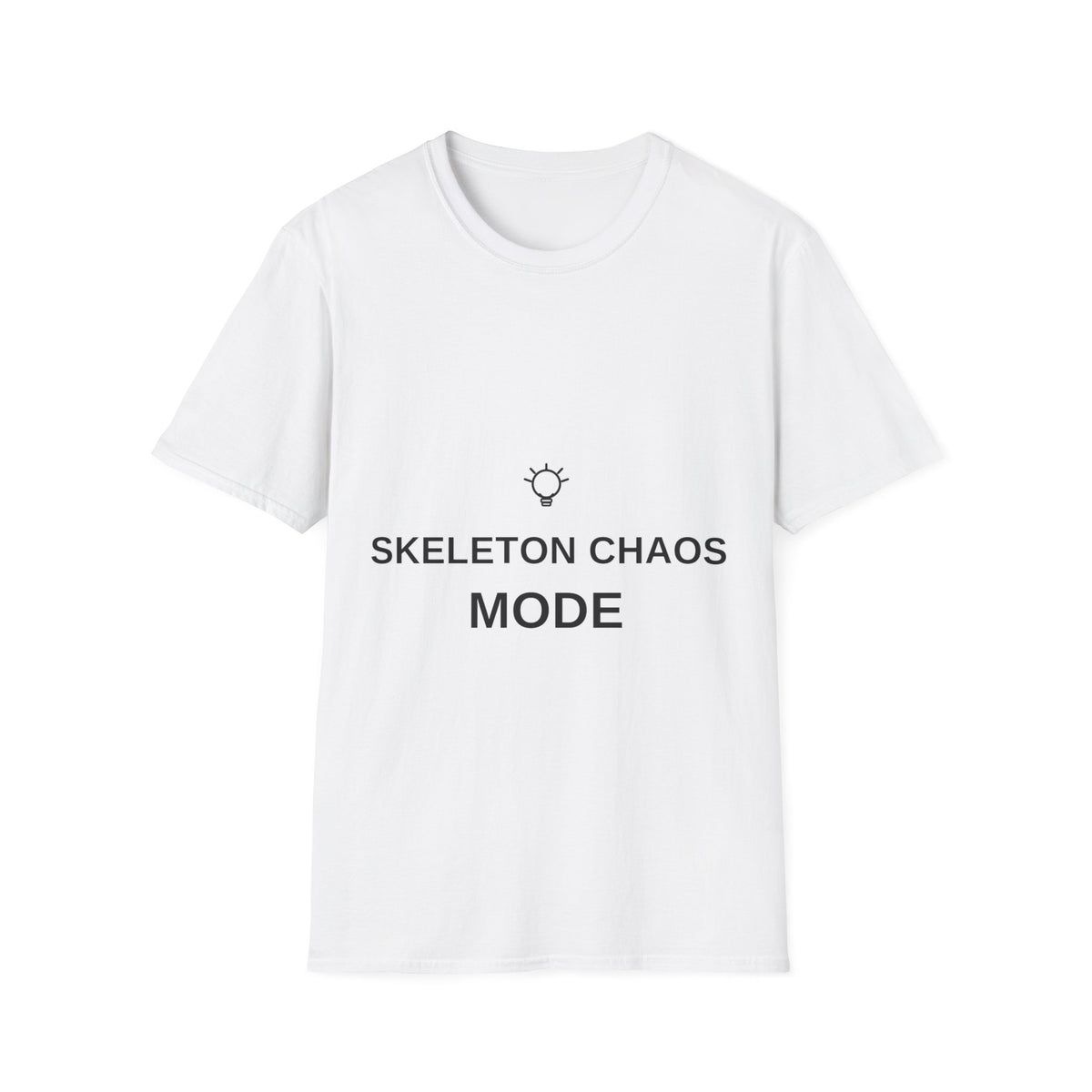 Skeleton Chaos Mode Graphic T-Shirt, Funny Aesthetic Tee - Trending Now - September 2026