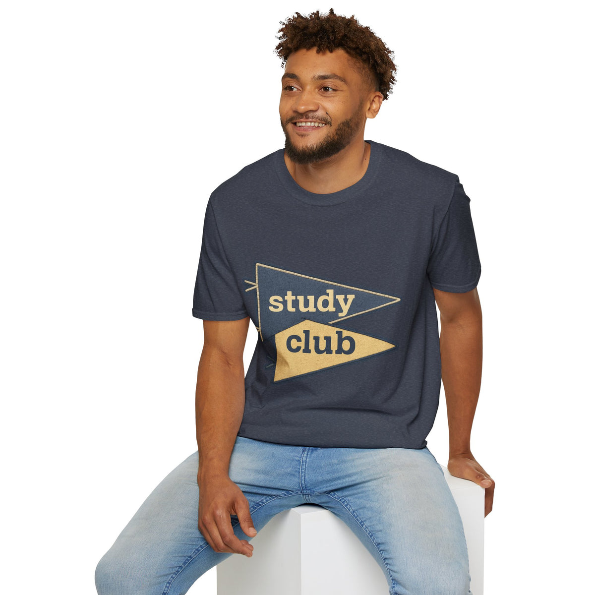 Study Club T-Shirt — Retro Pennant Student Tee - Trending Now - August 2026