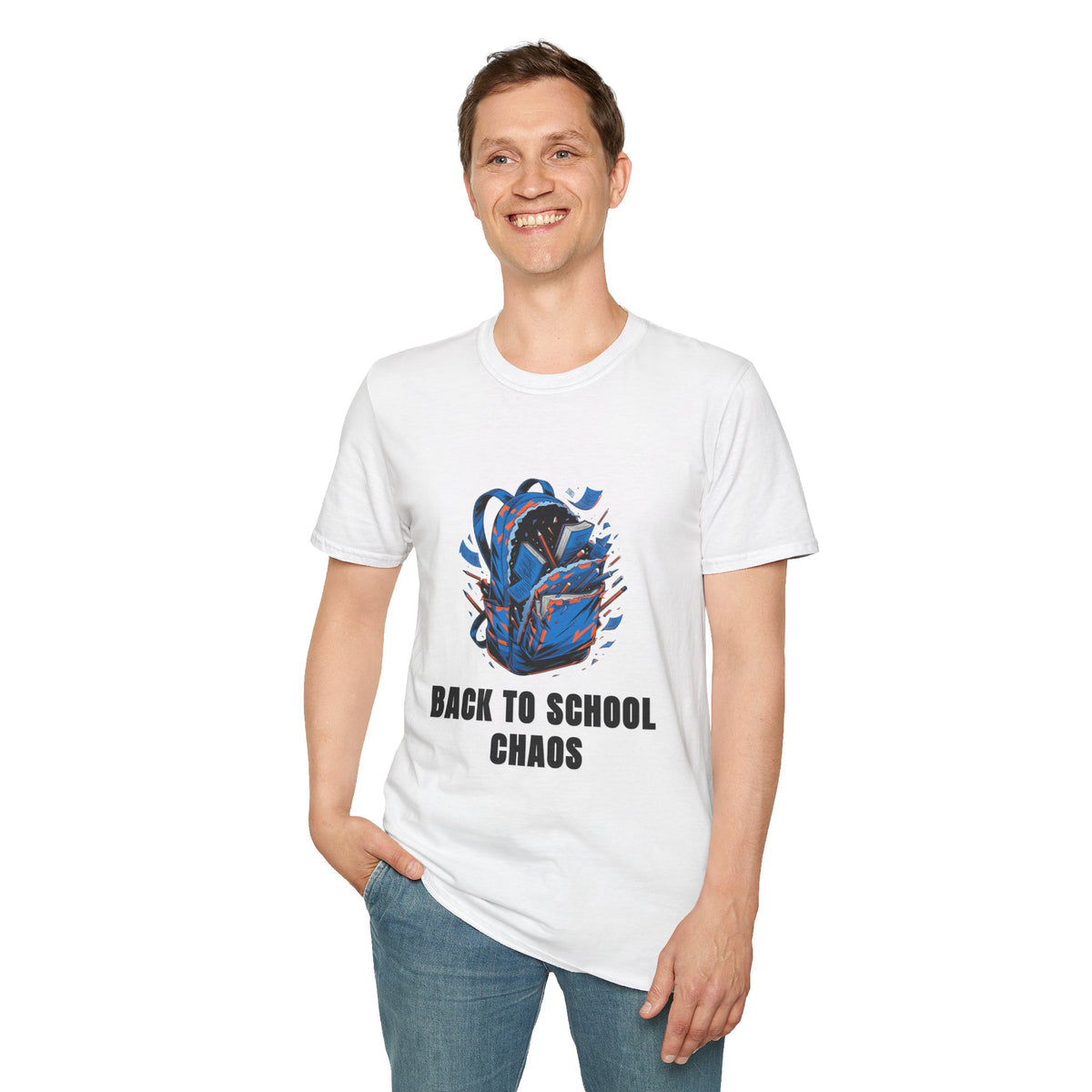 Back to School Chaos T-Shirt — Graphic Backpack Design - Trending Now - August 2026