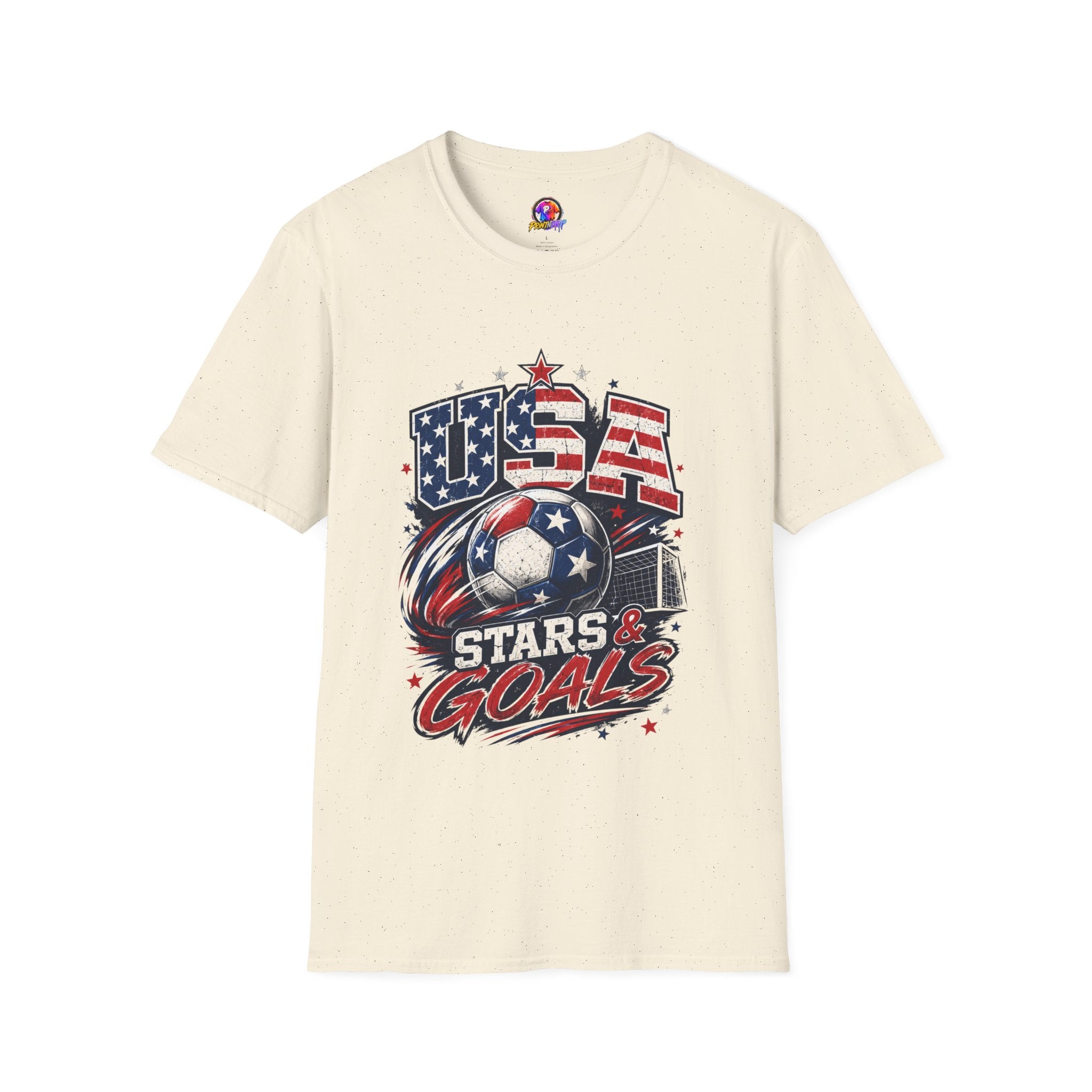 USA Stars & Goals Soccer T-Shirt