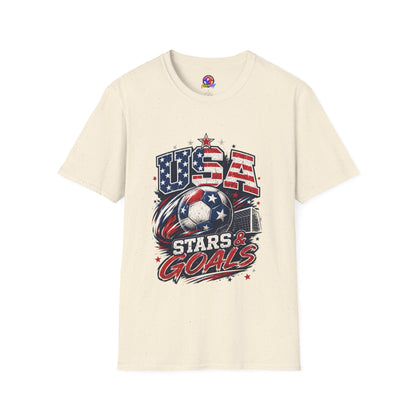 USA Stars & Goals Soccer T-Shirt