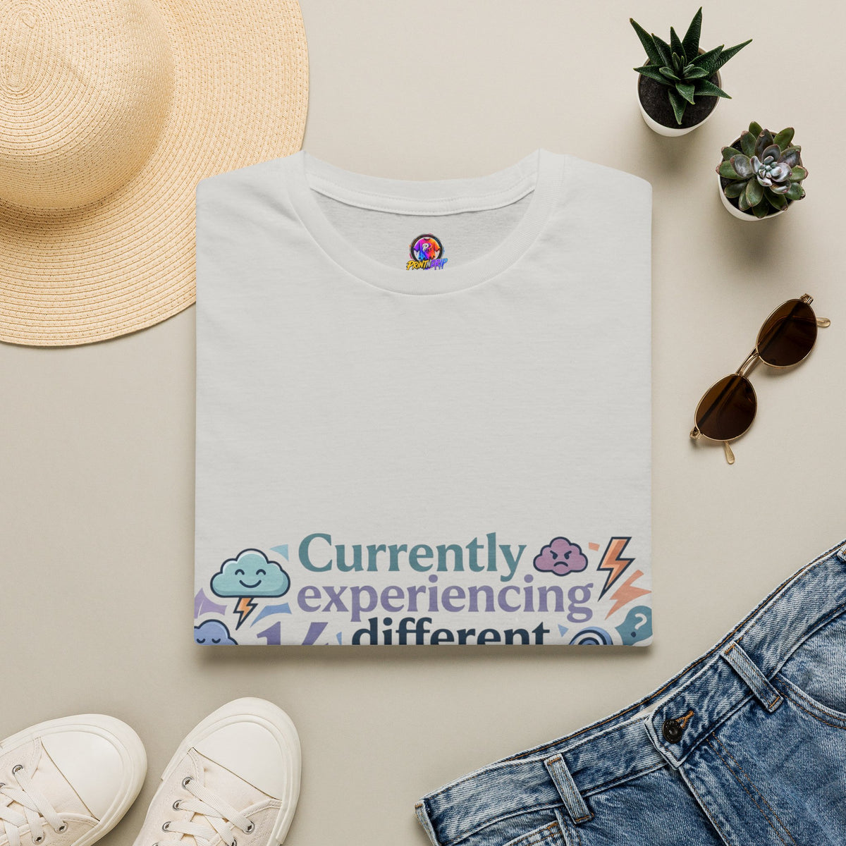 Currently Experiencing 14 Different Moods Simultaneously T-Shirt
