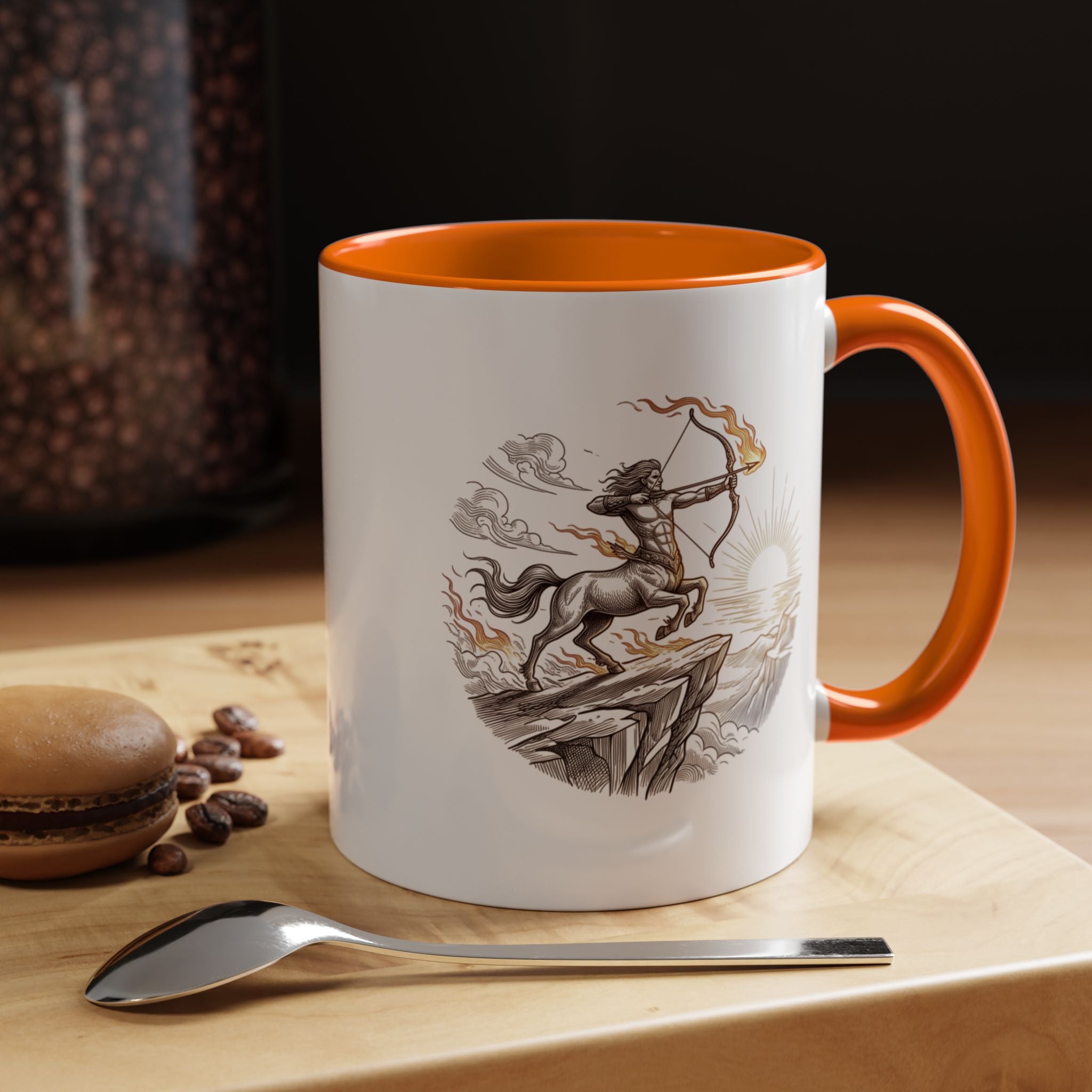 Centaur Archer Coffee Mug — Mythic Sagittarius Design Accent Mug