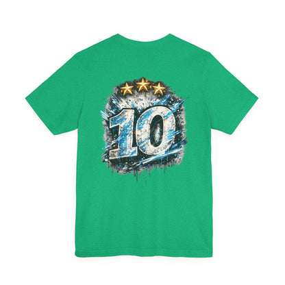 Buenos Aires Nights T‑Shirt — '10' Grunge Graphic Tee - Argentina No. 10