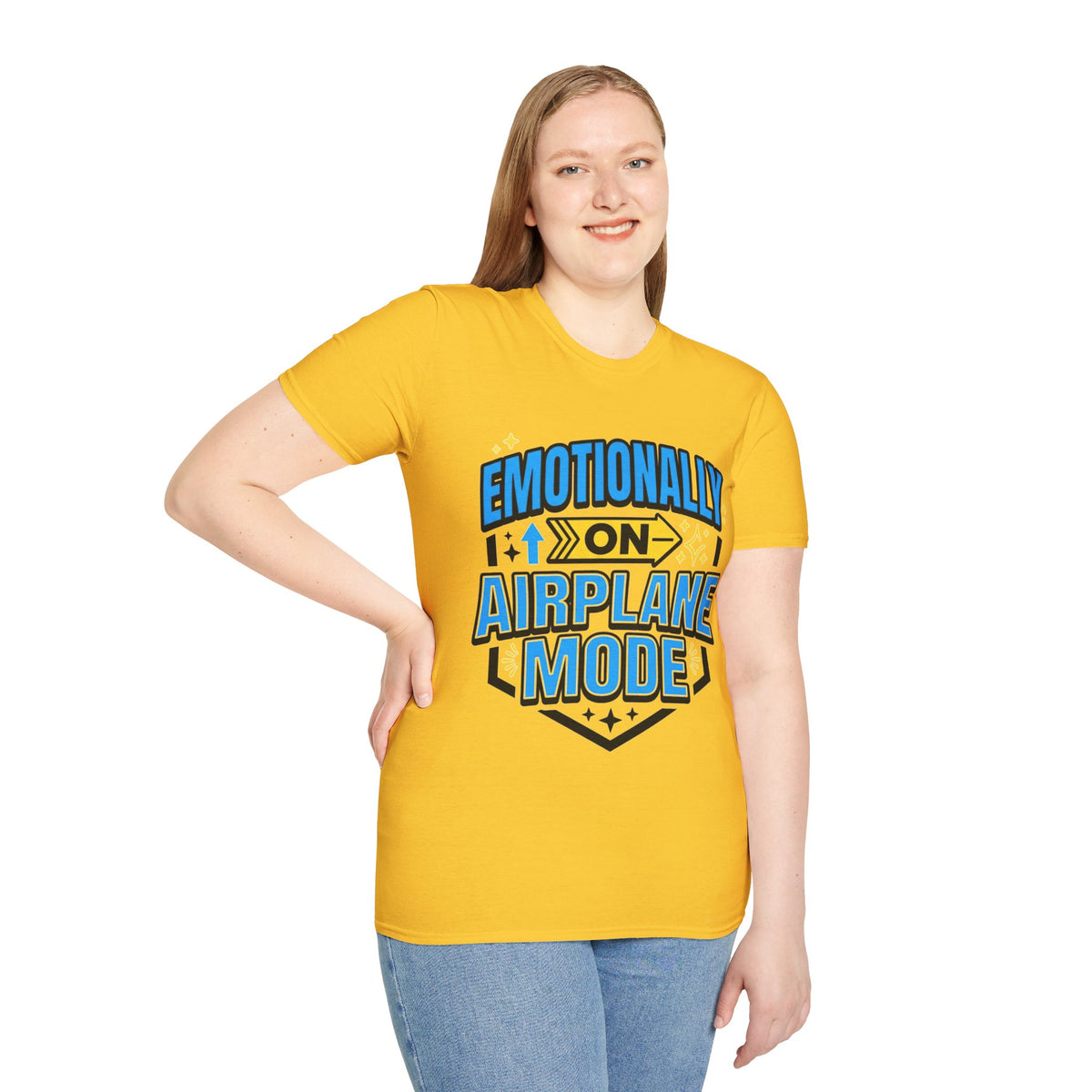 Emotionally On Airplane Mode T-Shirt — Funny Mental Health Self-Care Tee - Trending Now - August 2026