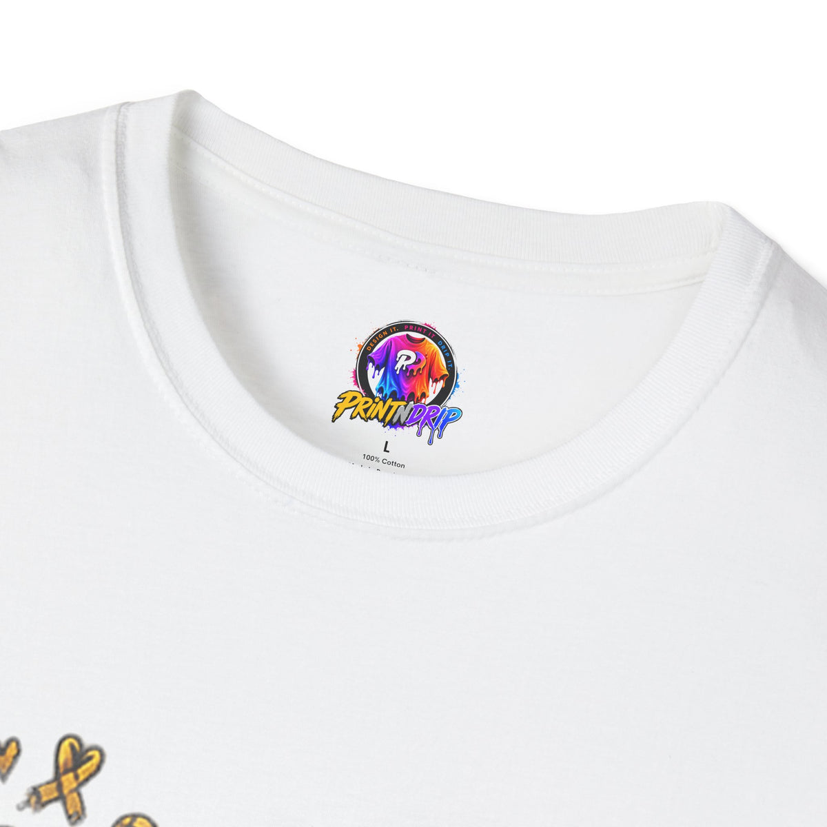 Hope Lives Here Gold Ribbon Butterfly Childhood Cancer Awareness T-Shirt