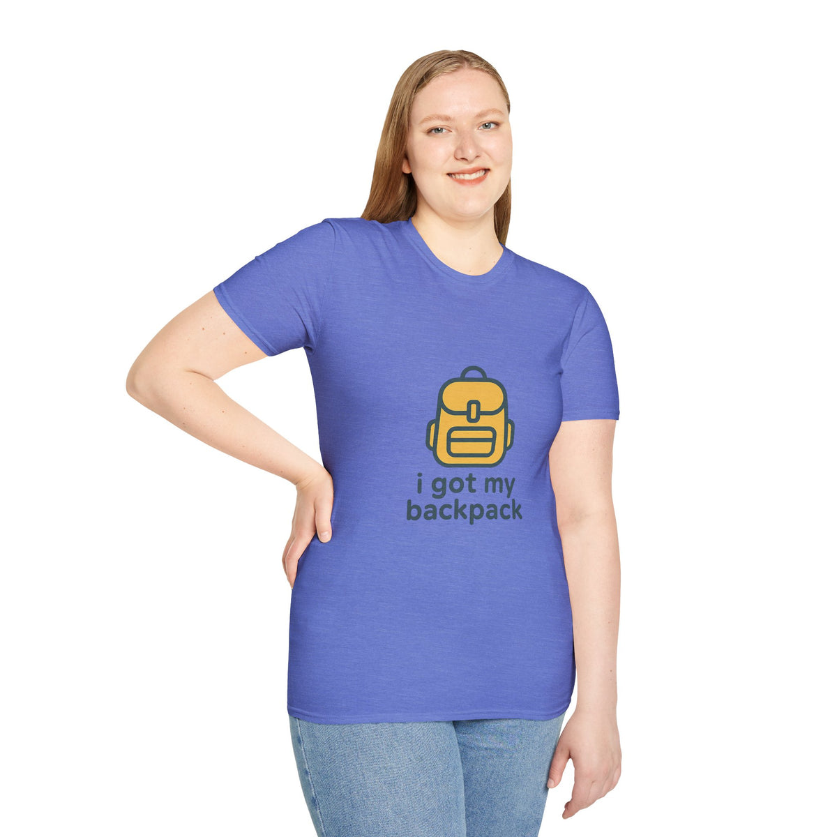 Minimalist Backpack Graphic T‑Shirt – Cute Tiny Backpack Logo Tee - Trending Now - August 2026