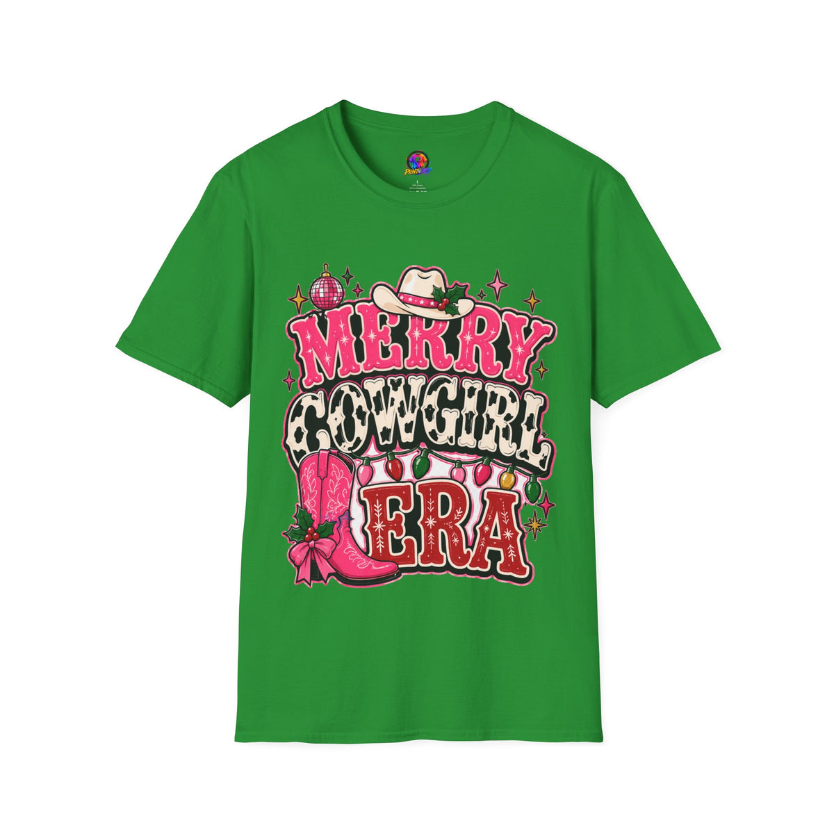 Merry Cowgirl Christmas T-Shirt