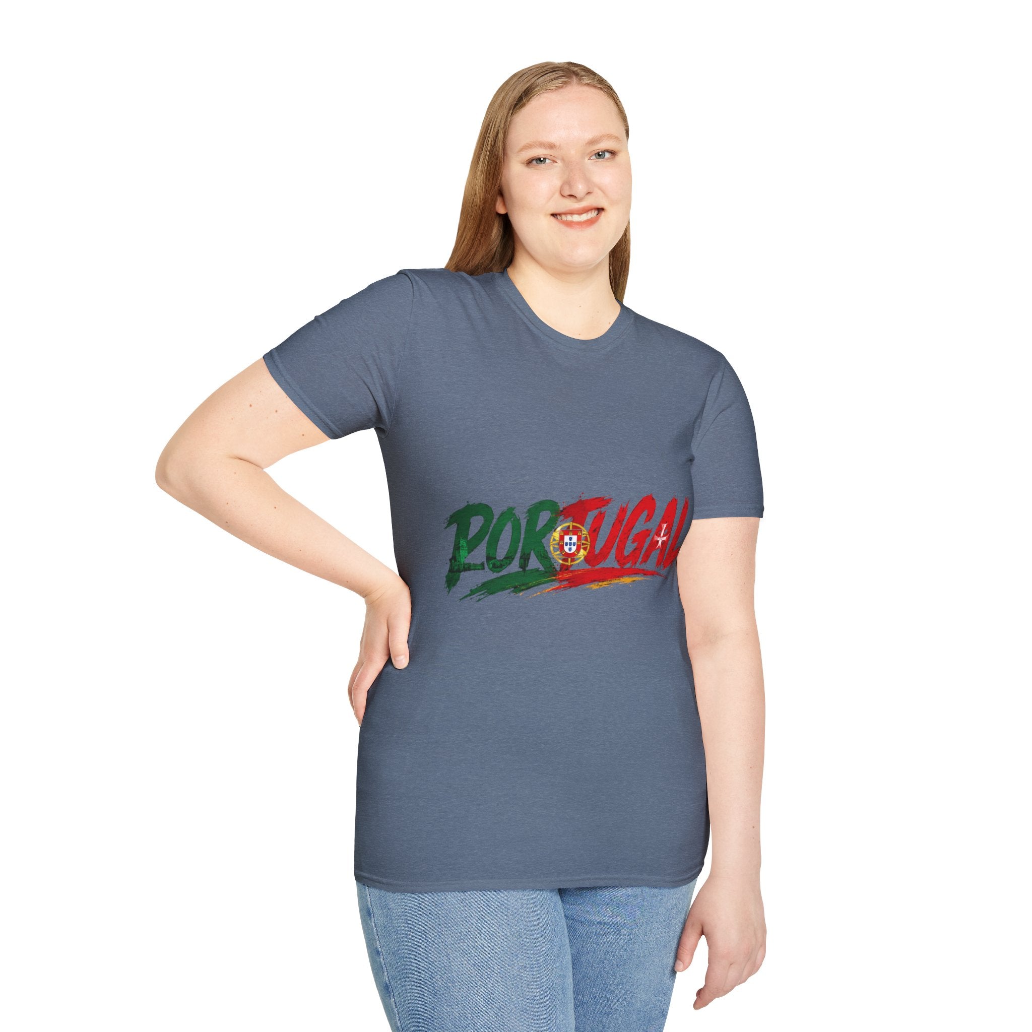 Portugal Flag Script T-Shirt — Portuguese Pride Tee