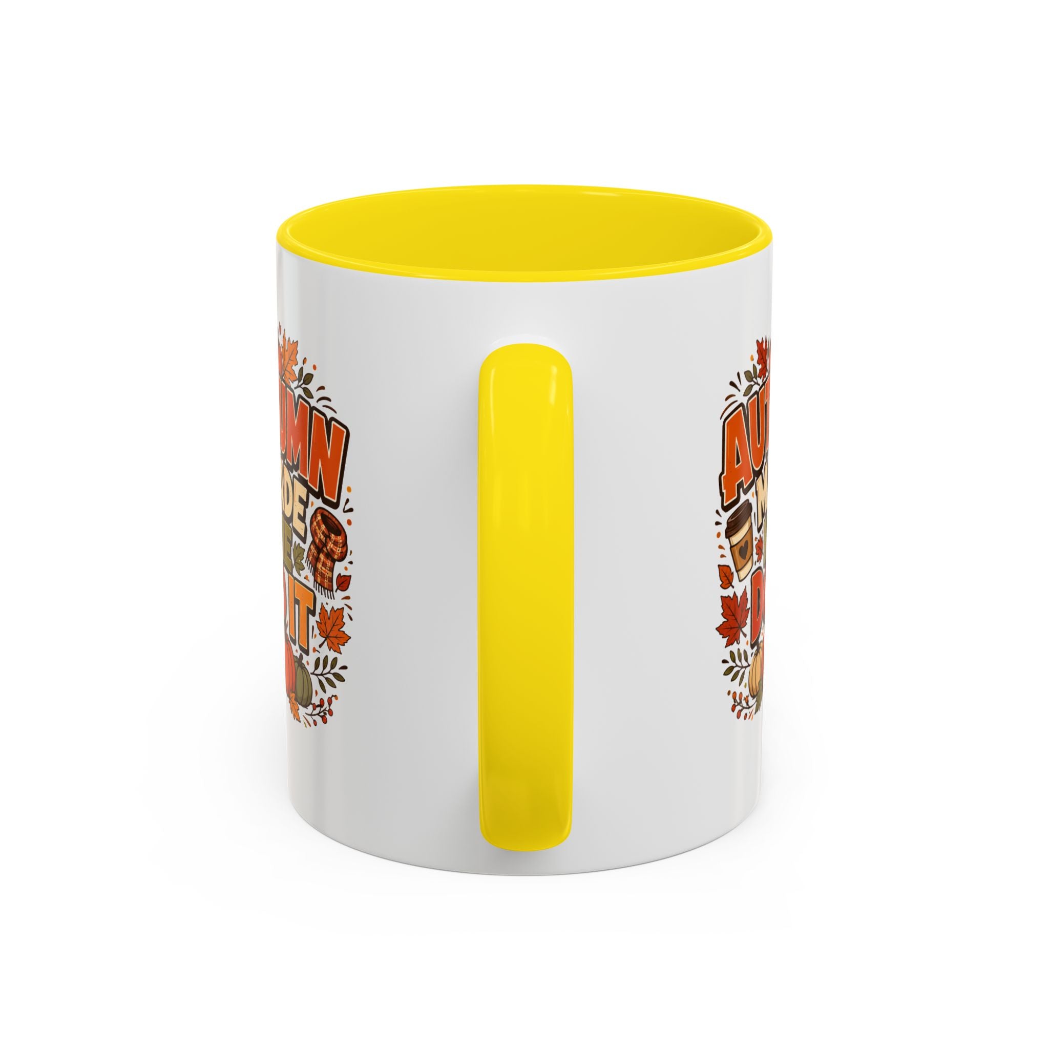 Thanksgiving Mug Autumn Made Me Do It Coffee Mug