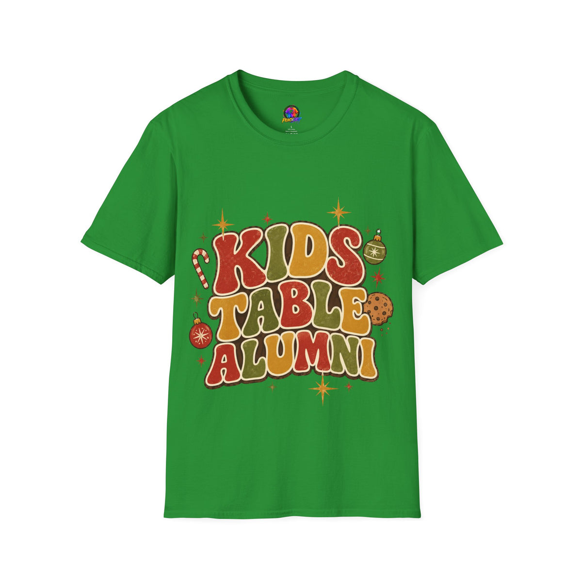Kids Table Alumni T-Shirt — Retro Holiday Family Dinner Tee