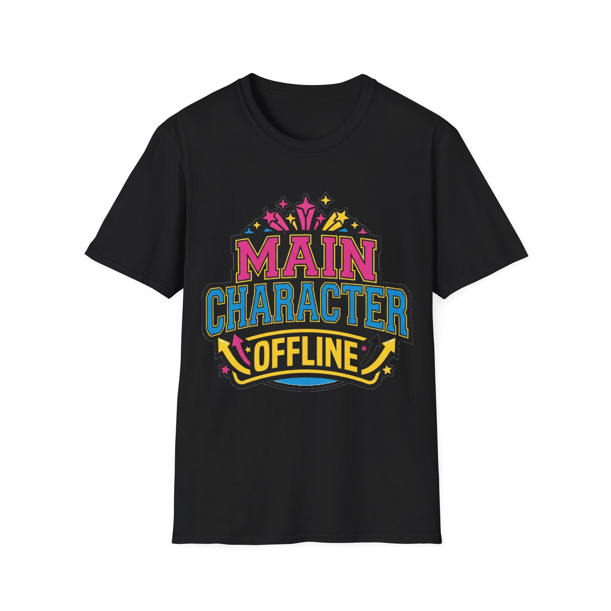 Main Character Offline T-Shirt — Retro Colorful 'Main' Graphic Tee - Trending Now - August 2026