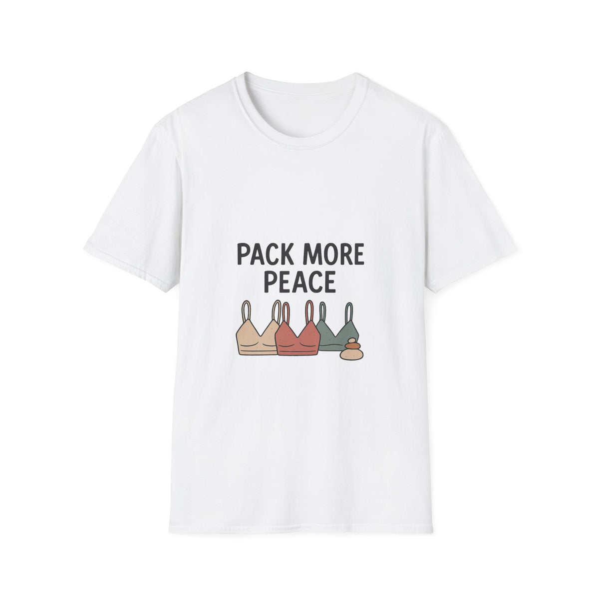 Pack More Peace T-Shirt — Minimalist Yoga / Mindfulness Tee - Trending Now - October 2026