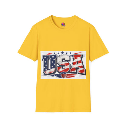 USA Flag Graphic T-Shirt — Patriotic American Pride Tee