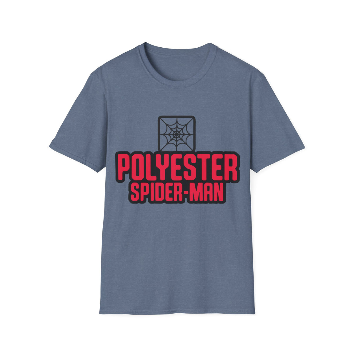 Spider-Man Polyester Graphic Tee — Bold Retro Logo Spiderweb T-Shirt - Trending Now - August 2026