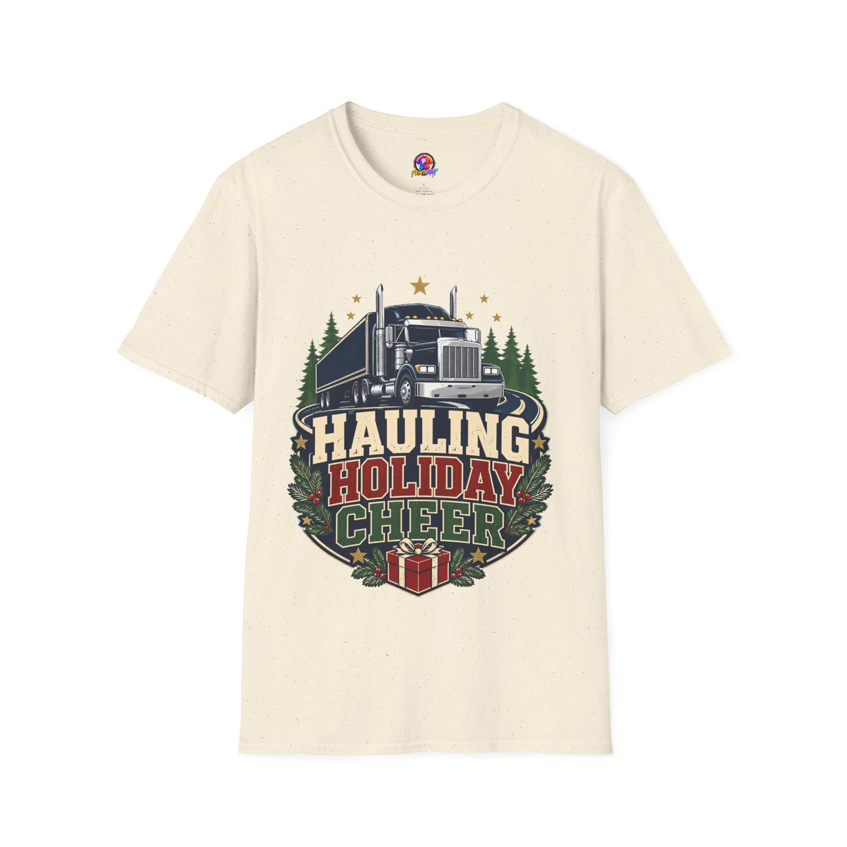 Christmas Truck T‑Shirt — "Hauling Holiday Cheer" Festive Trucker Tee