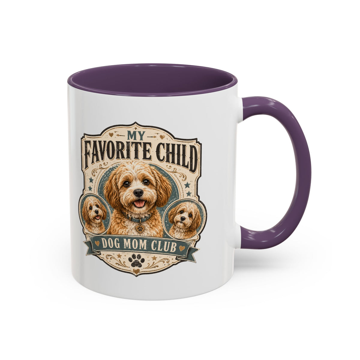 Milo Bailey Dog Dad Mom My Favorite Child Dog Mom Club Accent Coffee Mug